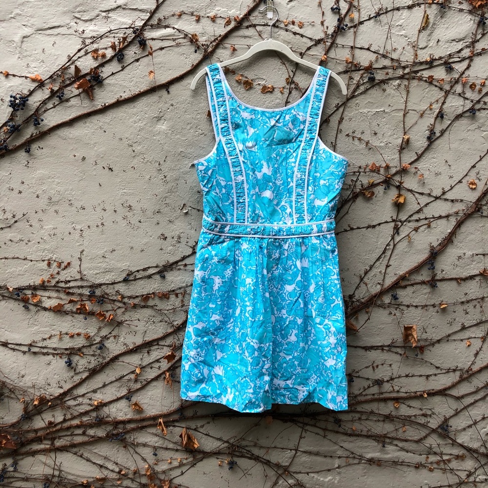 Lilly Pulitzer Blue and White Shift